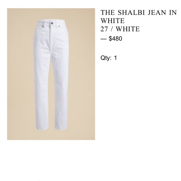 Khaite Shalbi Jean in white - Picture 3 of 3
